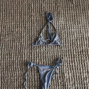 437 cute blue Bikini Set